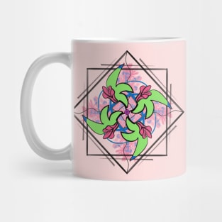 Geometric flora Mug